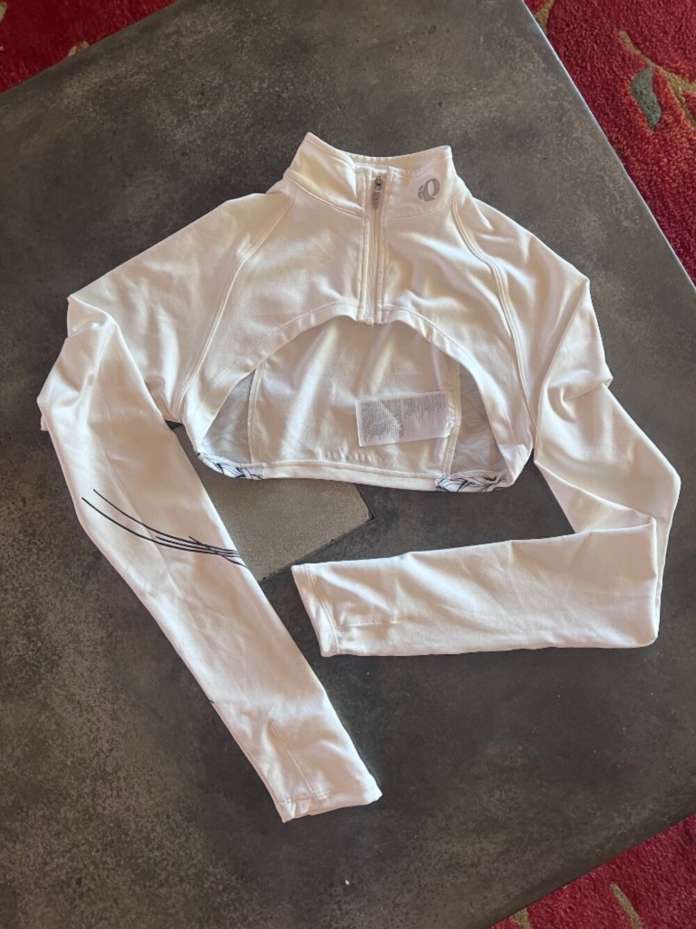 Pearl Izumi Women XS Cycling Shrug Top White XS